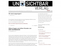 unsichtbarverlag.wordpress.com Webseite Vorschau