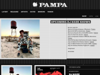 pamparecords.com Webseite Vorschau