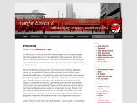 antifa-essen.de Webseite Vorschau