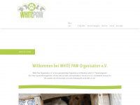 white-paw.de Webseite Vorschau