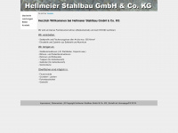 hellmeier-stahl.de Webseite Vorschau