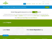greenmap.org Webseite Vorschau