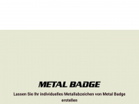 metal-badge.ch Webseite Vorschau
