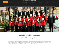 trierer-saengerknaben.com Webseite Vorschau
