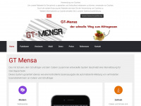 gt-mensa.de Webseite Vorschau