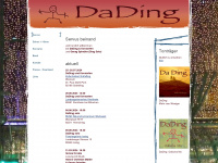 da-ding.de Webseite Vorschau