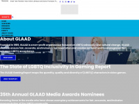 glaad.org Webseite Vorschau