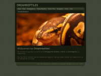 dreamreptiles.at Webseite Vorschau