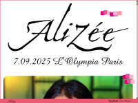 alizee-officiel.com Webseite Vorschau