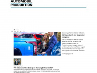 automobil-produktion.de Webseite Vorschau