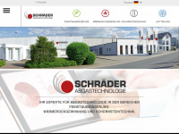 schraeder.com Webseite Vorschau