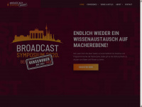 broadcast-symposium.com Webseite Vorschau