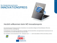 innovationspreis-noe.at Webseite Vorschau