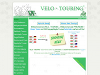 velo-touring.hu Webseite Vorschau