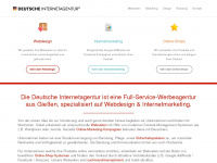 deutsche-internetagentur.de Webseite Vorschau