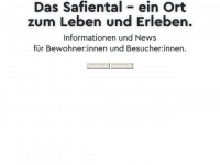 safiental.ch Webseite Vorschau