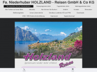 holzlandreisen.com Webseite Vorschau
