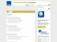arbeitssicherheit-betriebsrat.de Webseite Vorschau