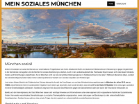 muenchen-sozial.de Webseite Vorschau