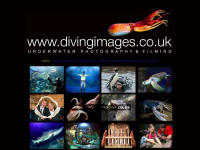 divingimages.co.uk Webseite Vorschau