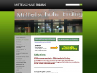 mittelschule-erding.de Webseite Vorschau