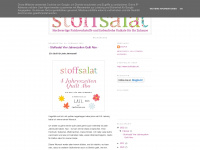 stoffsalat.blogspot.com Webseite Vorschau