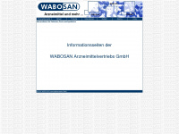 wabosan.at Webseite Vorschau