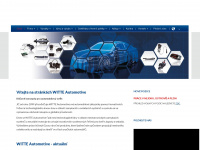 witte-automotive.cz Webseite Vorschau