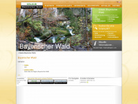bayrischer-wald.org Webseite Vorschau