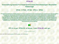 vfda.de Webseite Vorschau