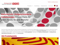 ssa-company.com Webseite Vorschau