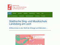 musikschule-landsberg.de Webseite Vorschau