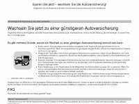 billige-autoversicherung-wechseln.de Webseite Vorschau