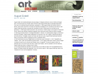 august-endell.com Webseite Vorschau