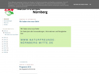 naturfreunde-nuernberg.blogspot.com Webseite Vorschau