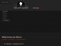 attilum.ch Webseite Vorschau