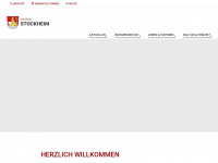 gemeinde-stockheim.de Webseite Vorschau