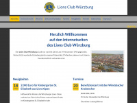 lions-wuerzburg.de Webseite Vorschau