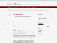 lawfirmmanager.wordpress.com Webseite Vorschau