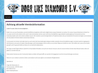 dogslikediamonds.de Webseite Vorschau