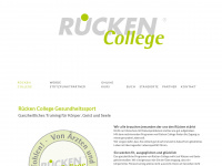 ruecken-college.de Webseite Vorschau