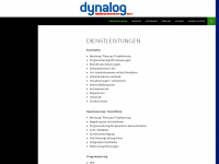 dynalog.ch Webseite Vorschau