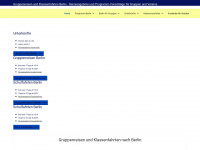 gruppenreisen-klassenfahrten-berlin.de Webseite Vorschau