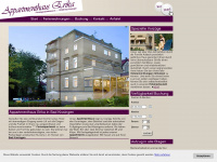 appartmenthaus-erika.de Webseite Vorschau