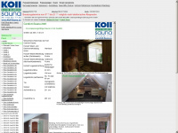 comfort-sauna.de Webseite Vorschau
