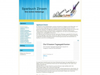 sparbuchzinsen.net Webseite Vorschau