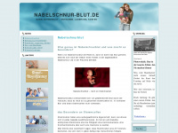 nabelschnur-blut.de Webseite Vorschau