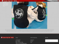 karatedojo-edo.de Webseite Vorschau