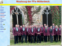 musikzug-moellenbeck.de Webseite Vorschau