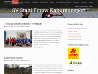 kanu-finow.de Webseite Vorschau